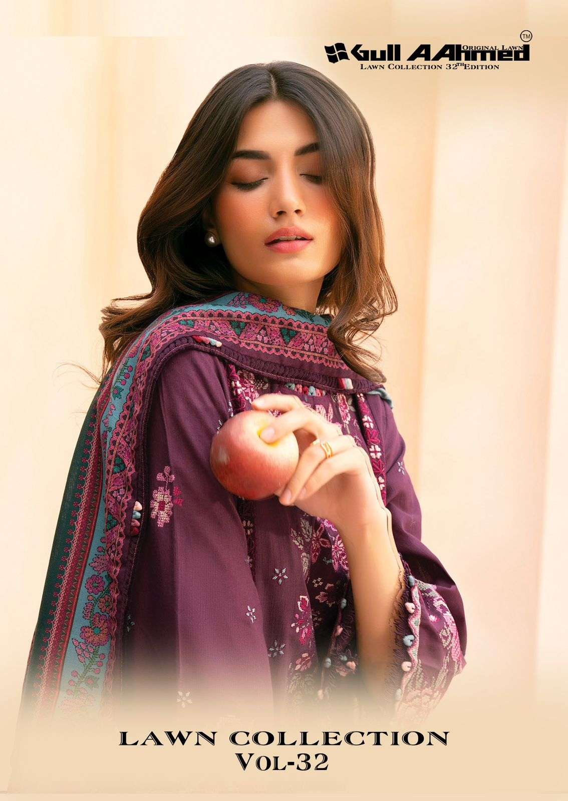 GULL AAHMED LAWN COLLECTION VOL 32 COTTON DESIGN SALWAR SUIT...