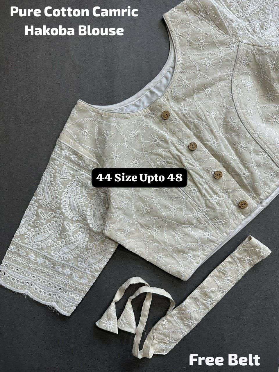  HAKOBA BIG SIZE PURE COTTON AND SOFT CAMRIC FABRIC WITH B...
