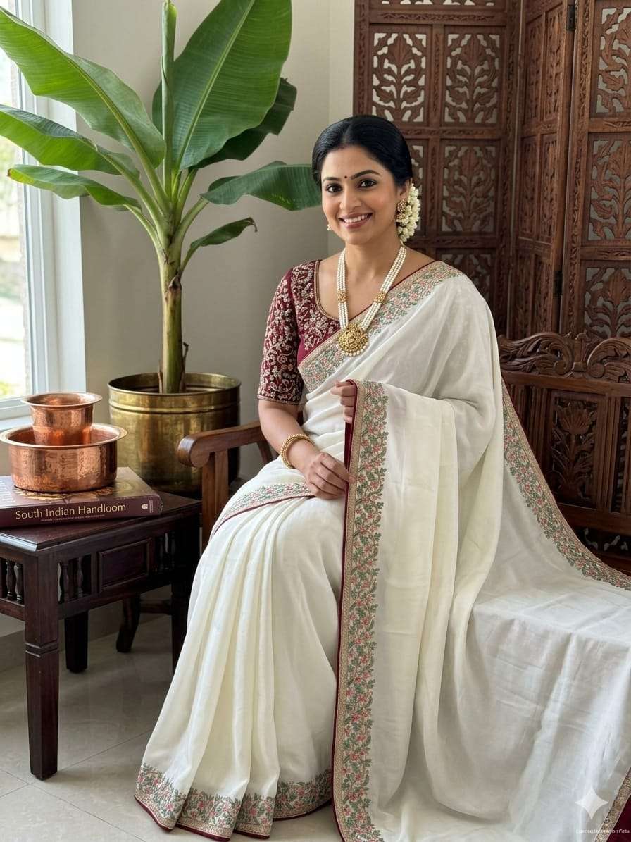 Heavy and soft Rangoli silk soft material with fancy Embroid...