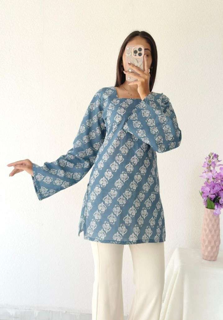 HIAARA JAIPURI COTTON VOL 1 SHORT TOPS WESTERN LOOK INDIAN S...