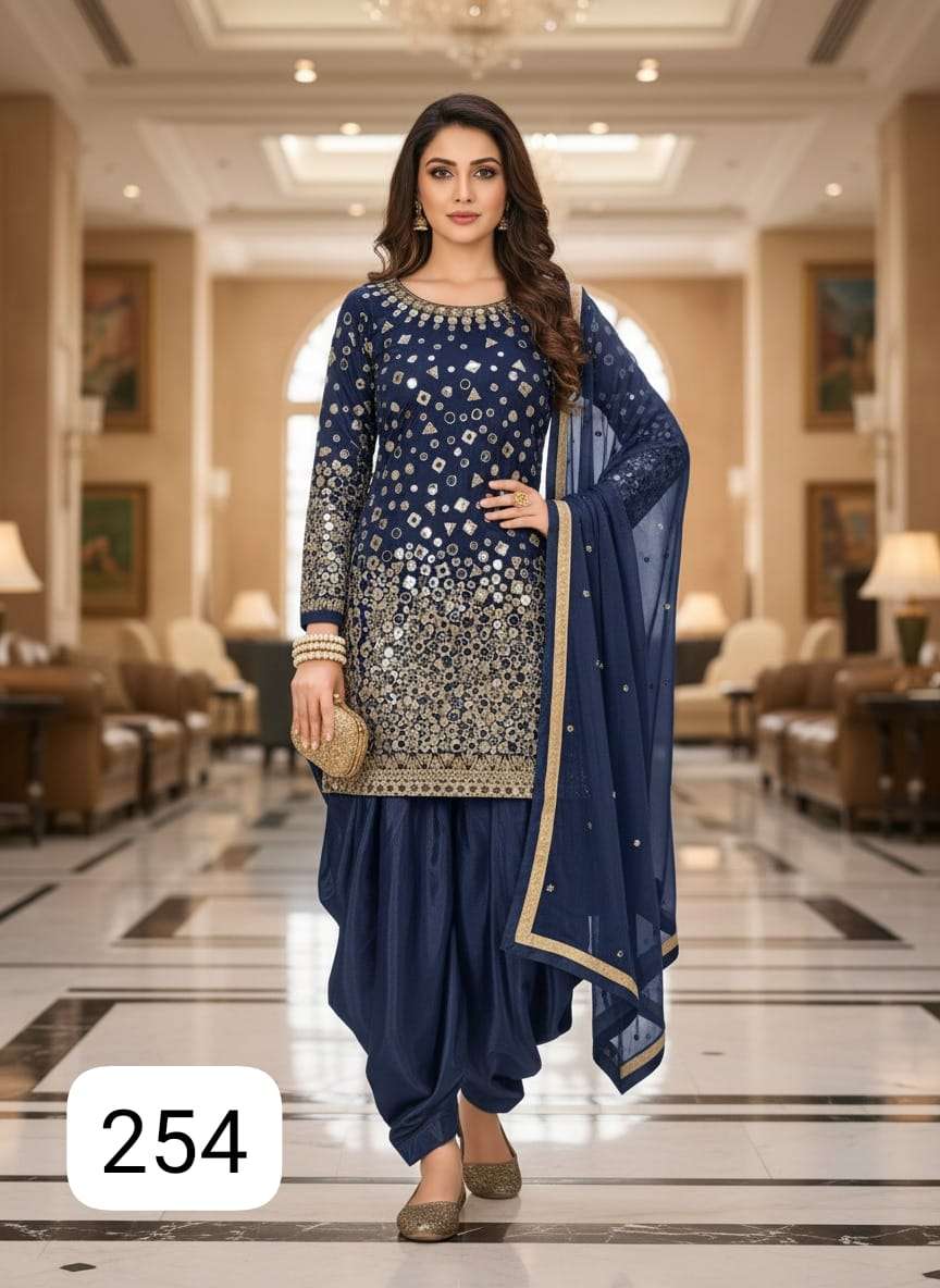 HOF 254 TO 261 SERIES READYMADE ORIGINAL TAFETA SILK  HEAVY ...