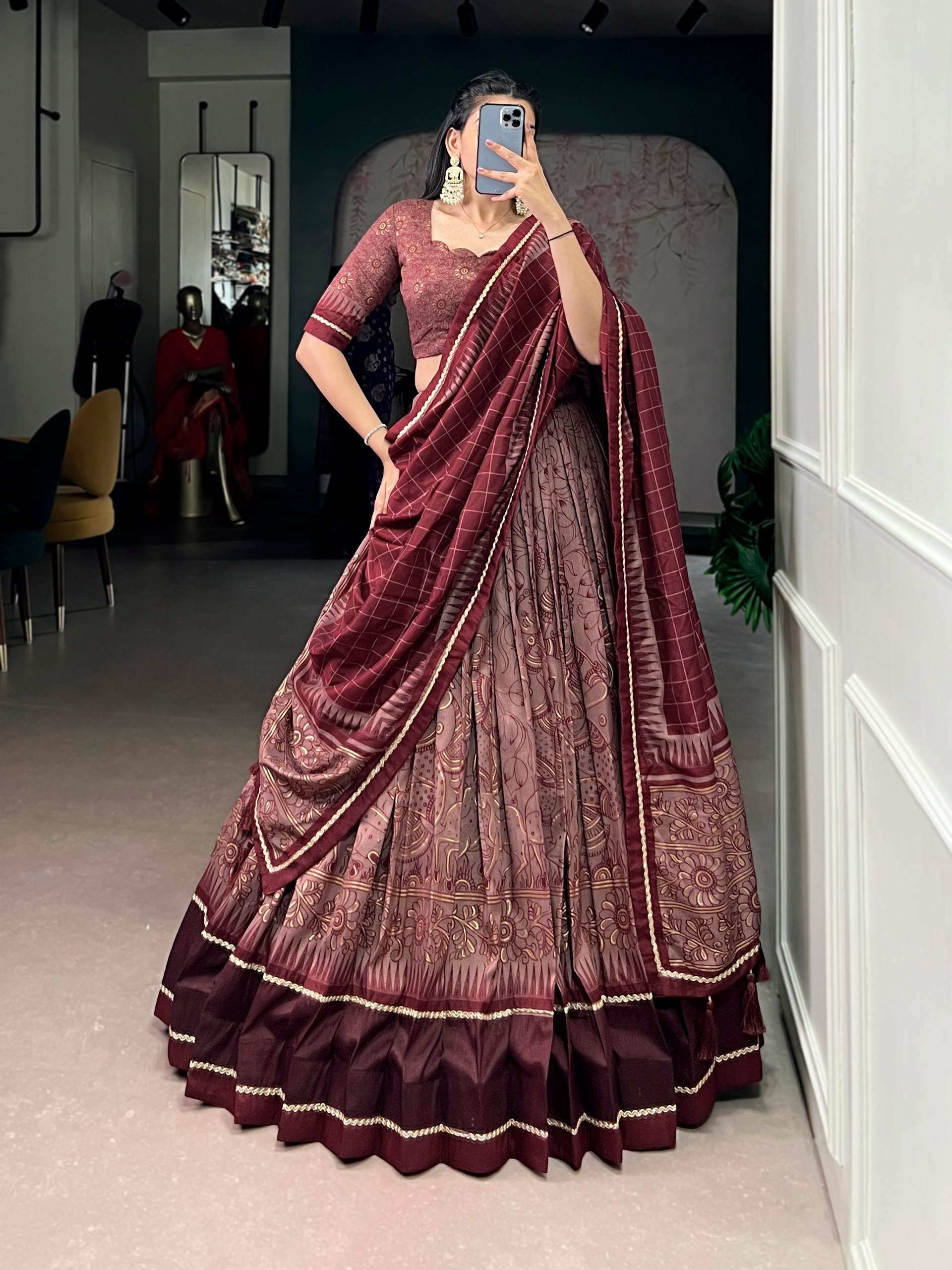  Ishanya 01 Tradition woven in art with Kalamkari prints on ...