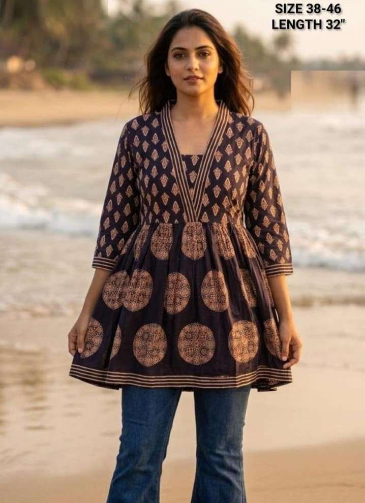 K 824 REGULAR OFFICE OUTFIT COMFORT TOP TYPE KURTI LOVE GIRL...