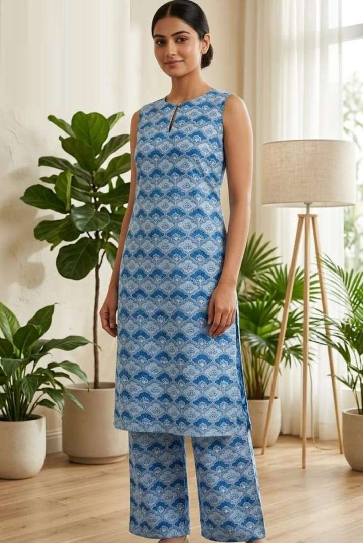 K 878 COTTON FLEX TWO SIDE POCKE PANT KURTI FOR WOMEN OFFICE...