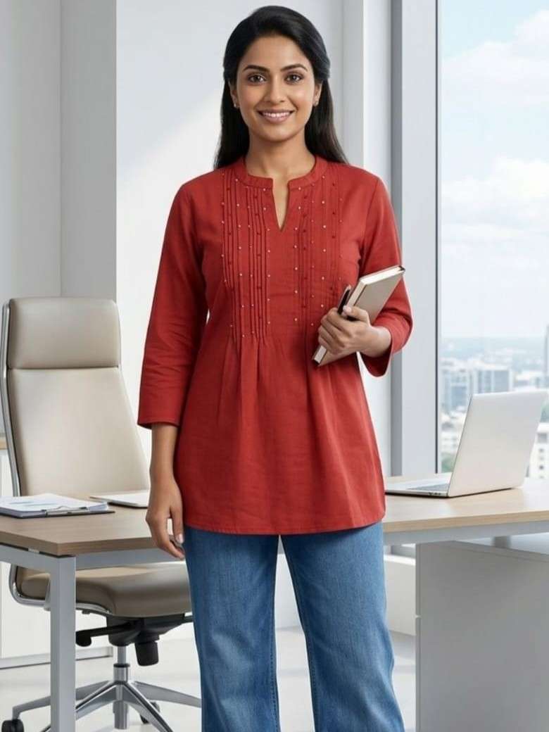 K 905 COTTON FLEX SHORT TOP FOR WOMEN DAILY CLOTHING DEALER