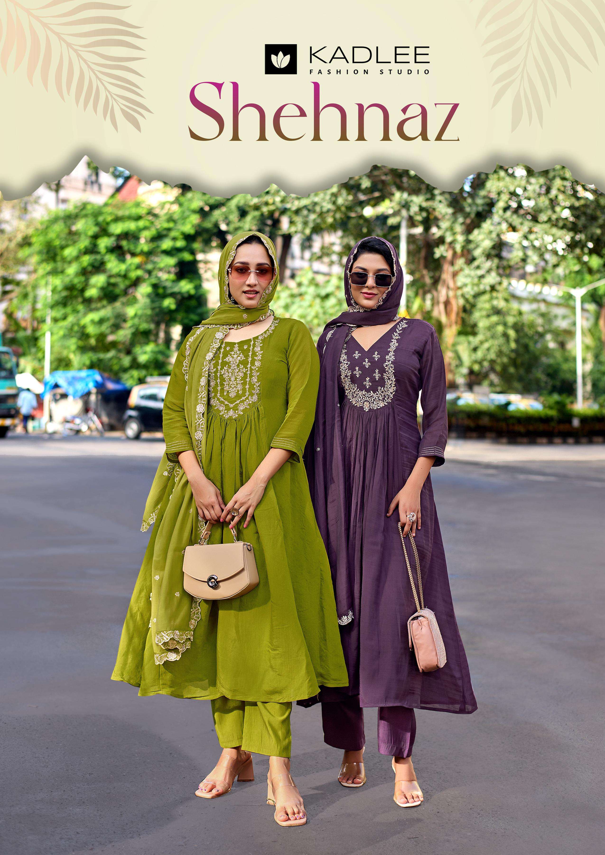 KADLEE SHEHNAZ MULL CHANDERI FANCY SALWAR SUIT WEAR RESELLER