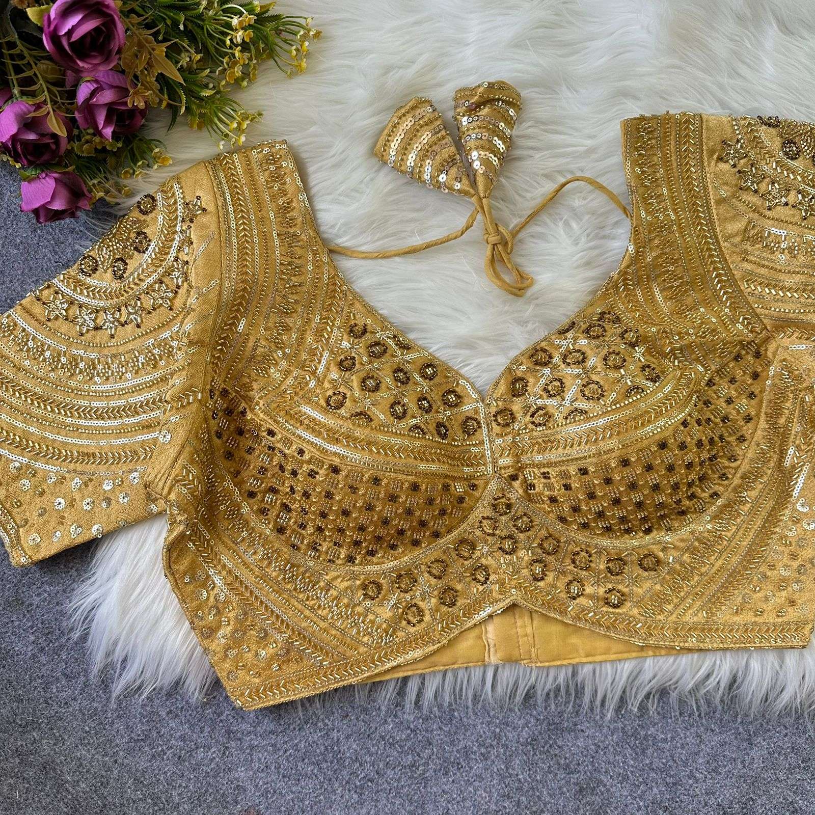 KAMINI BEAUTIFUL PURE AND SOFT  ITALIAN SILK FABRIC WITH TRI...