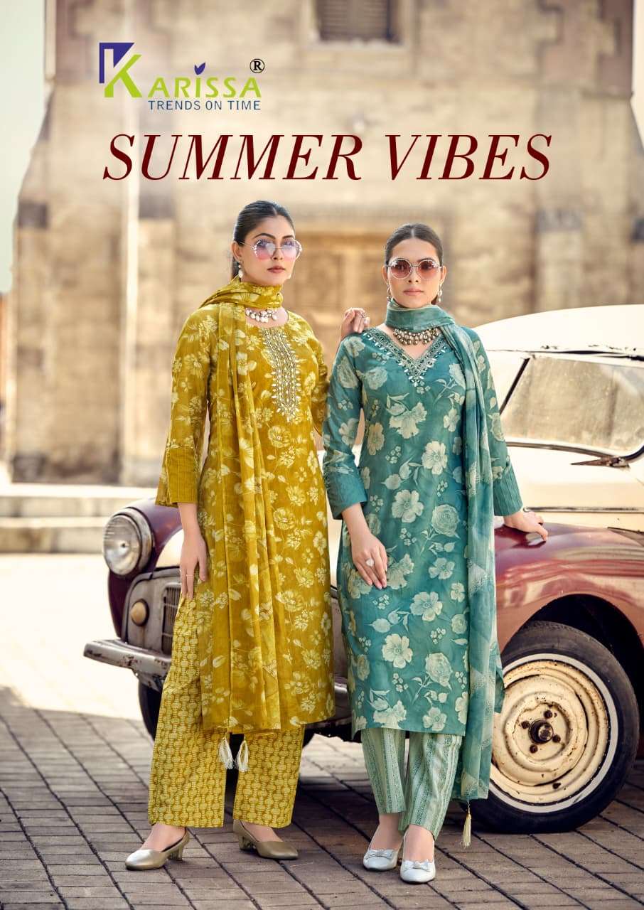 KARISSA SUMMER VIBES PREMIUM HEAVY COTTON READYMADE TOP PANT...