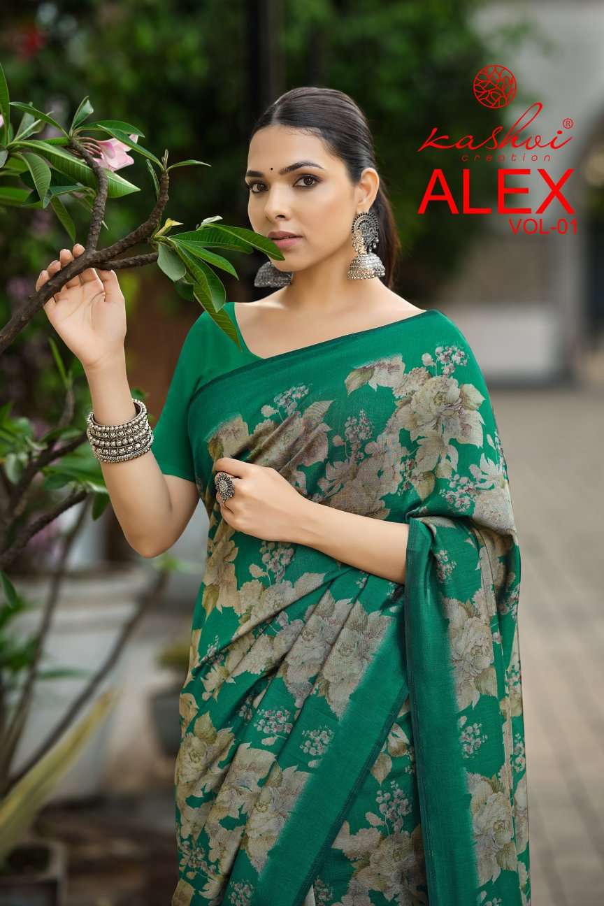 KASHVI CREATION ALEX VOL 1 BLACK VICHITRA SAREES COLLECTION ...