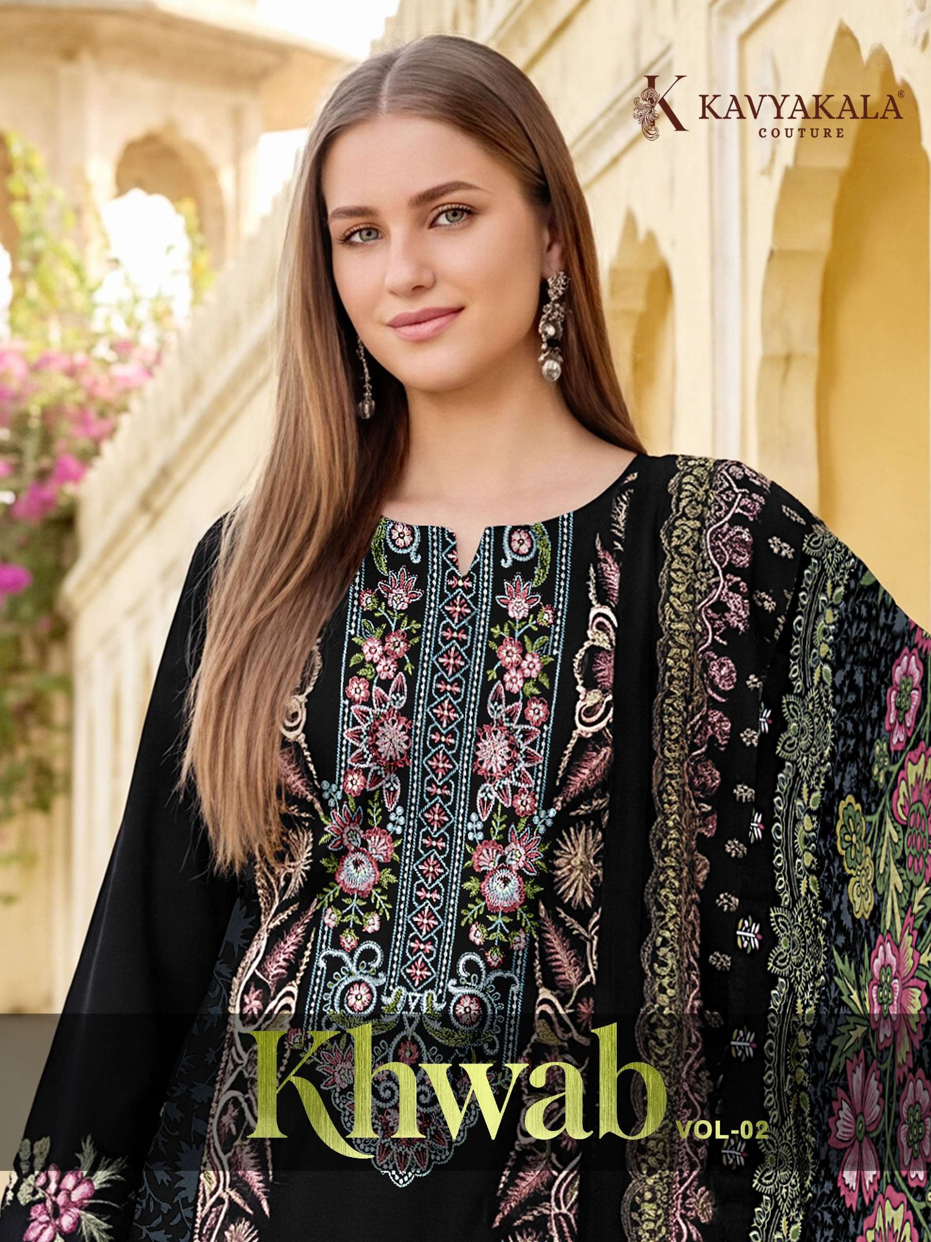 KAVYA‎ KALA KHWAB VOL 2 SOFT COTTON WITH‎ EMBROIDERY SAL...