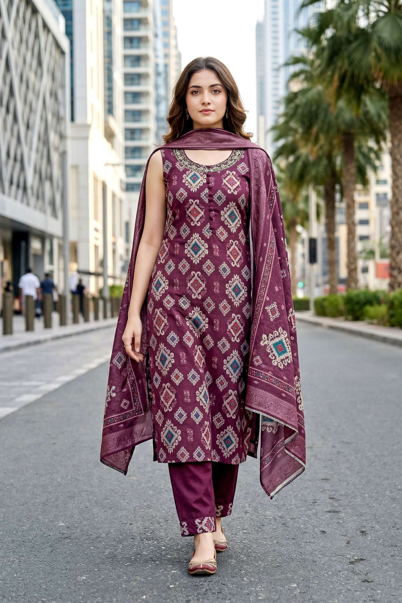 KD FANCY 3 PIECE COLLECTION DESIGNER SUIT PERFECT TRADITIONA...