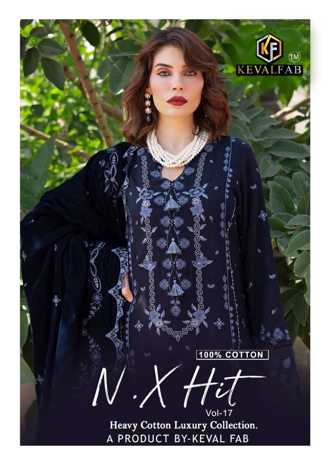 KEVAL FAB NX HIT VOL 17 EXCLUSIVE LOW RATE COTTON PRINT DRES...