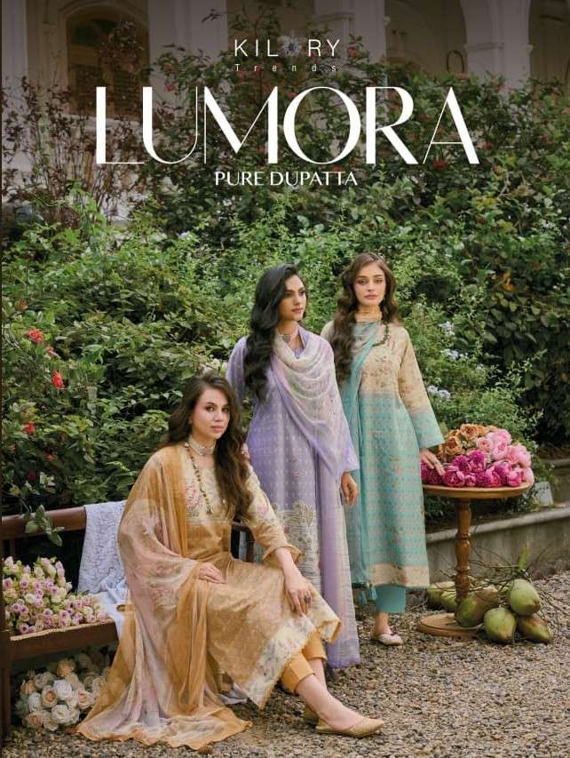 KILORY TRENDS LUMORA LAWN COTTON DIGITAL PRINT SUIT FOR YOUN...
