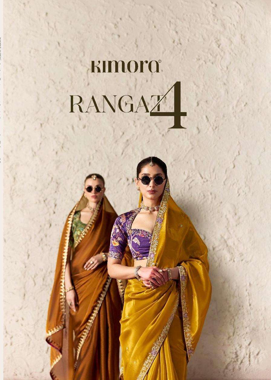 KIMORA RANGATKIMORA RANGAT VOL 4 TISSUE BASED FABRIC WITH CO...
