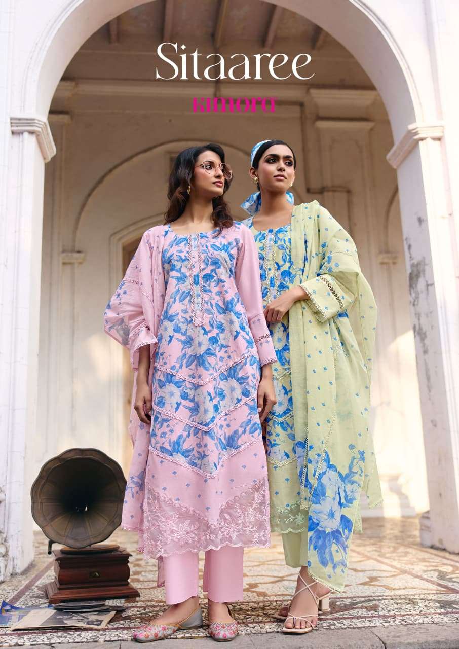 KIMORA SUIT SITAAREE 2347 TO 2350 TOP BRAND LIGHT COLOR PRIN...
