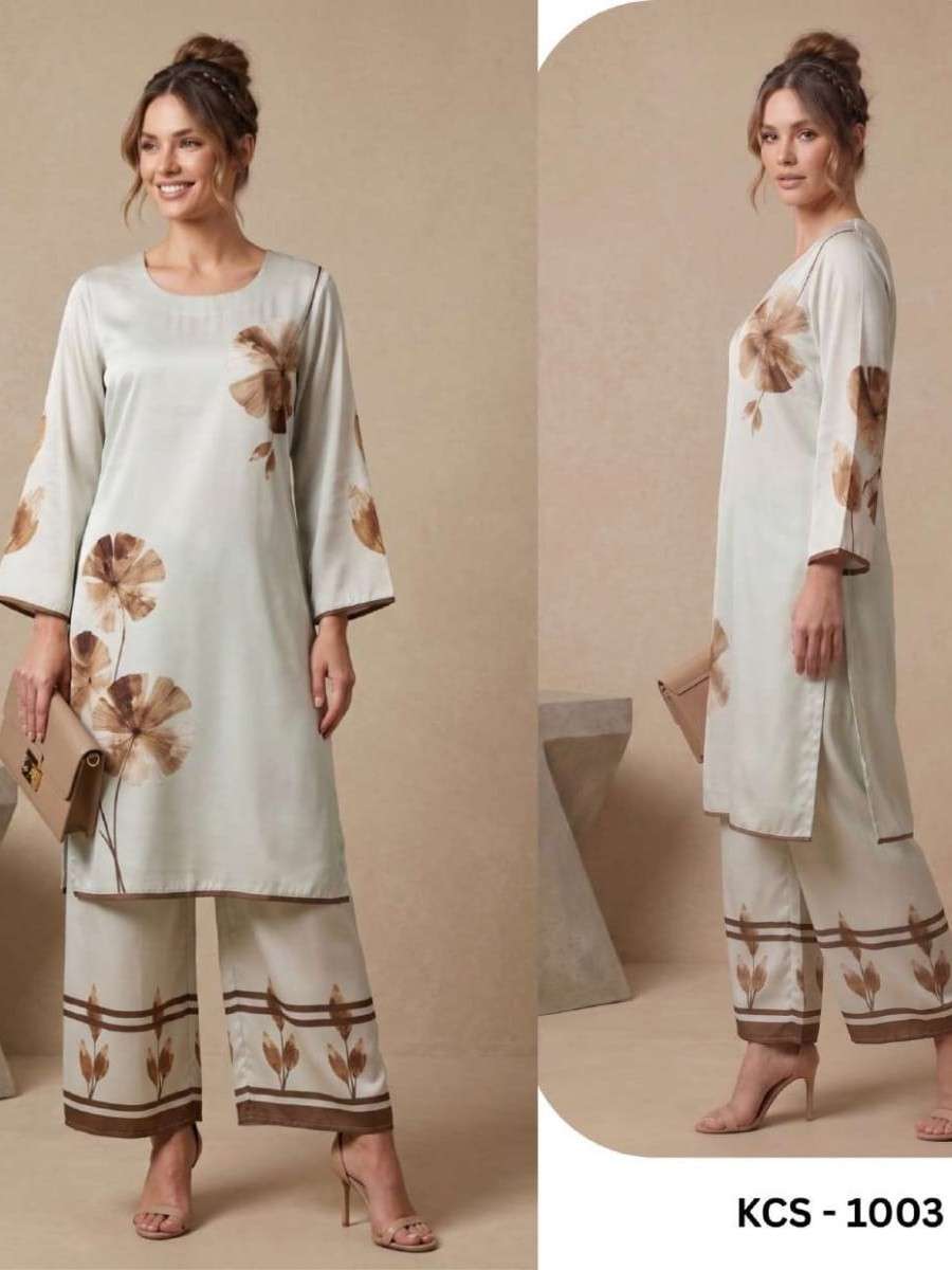 KURTI CO ORD SET VOL 1 TURKISH STYLE KURTI CORD SET WITH DIG...