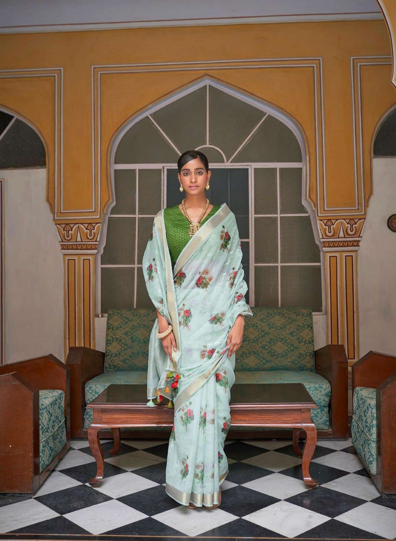 Lazza x Pariza Fancy Tissue Organza Silk fancy and beautiful...