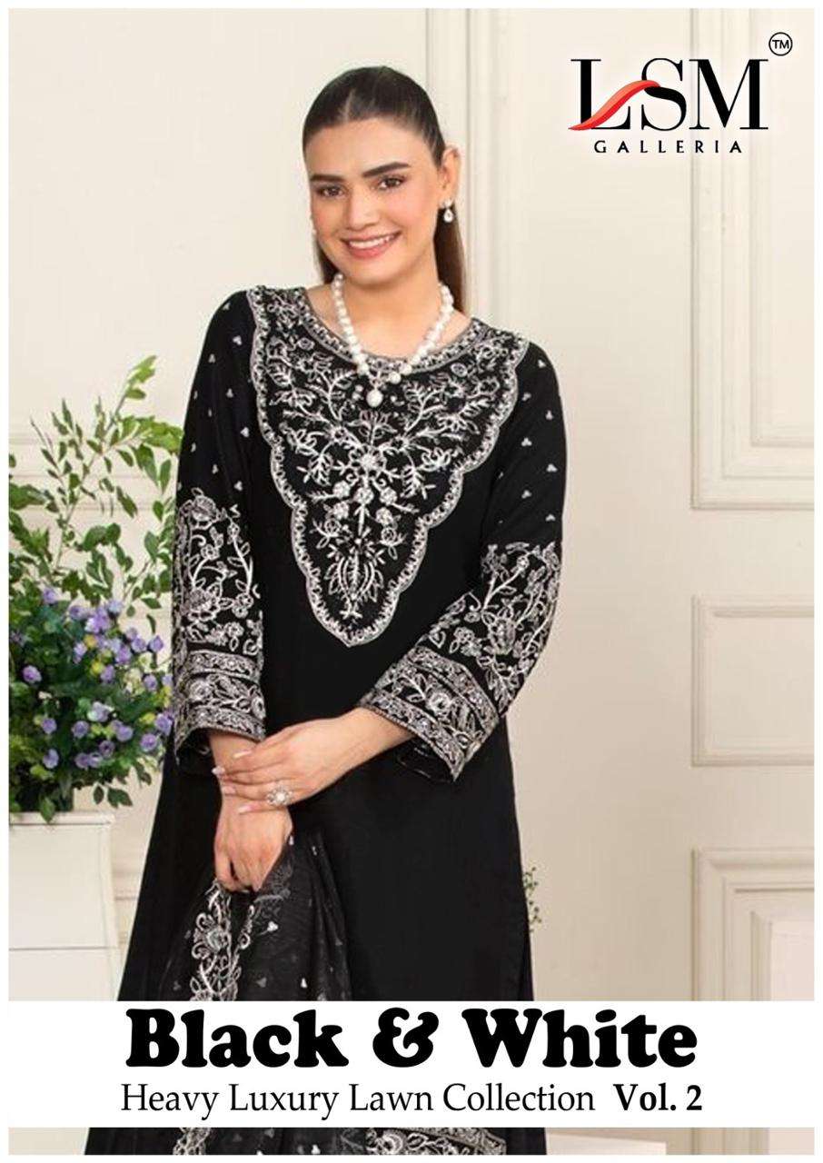 LSM GALLERIA BLACK & WHITE VOL 2 LUXURY HEAVY LAWN COLLECTIO...