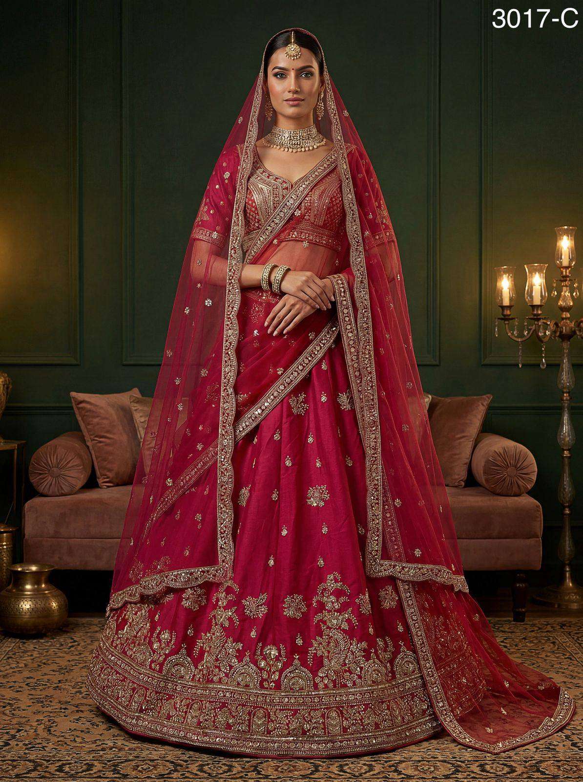  Maharani’s Midnight Highlights the deep Gadhwal Silk fanc...