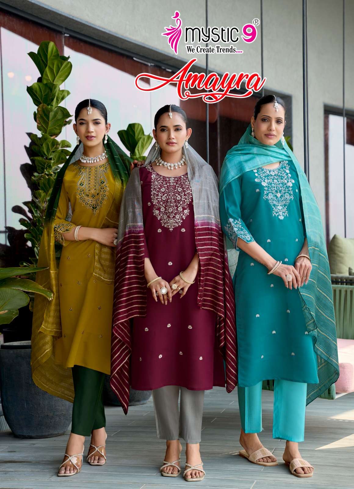 MYSTIC 9 AMAYRA VOL 1 SILK CONTRAST STRAIGHT CUT CATALOGUE S...