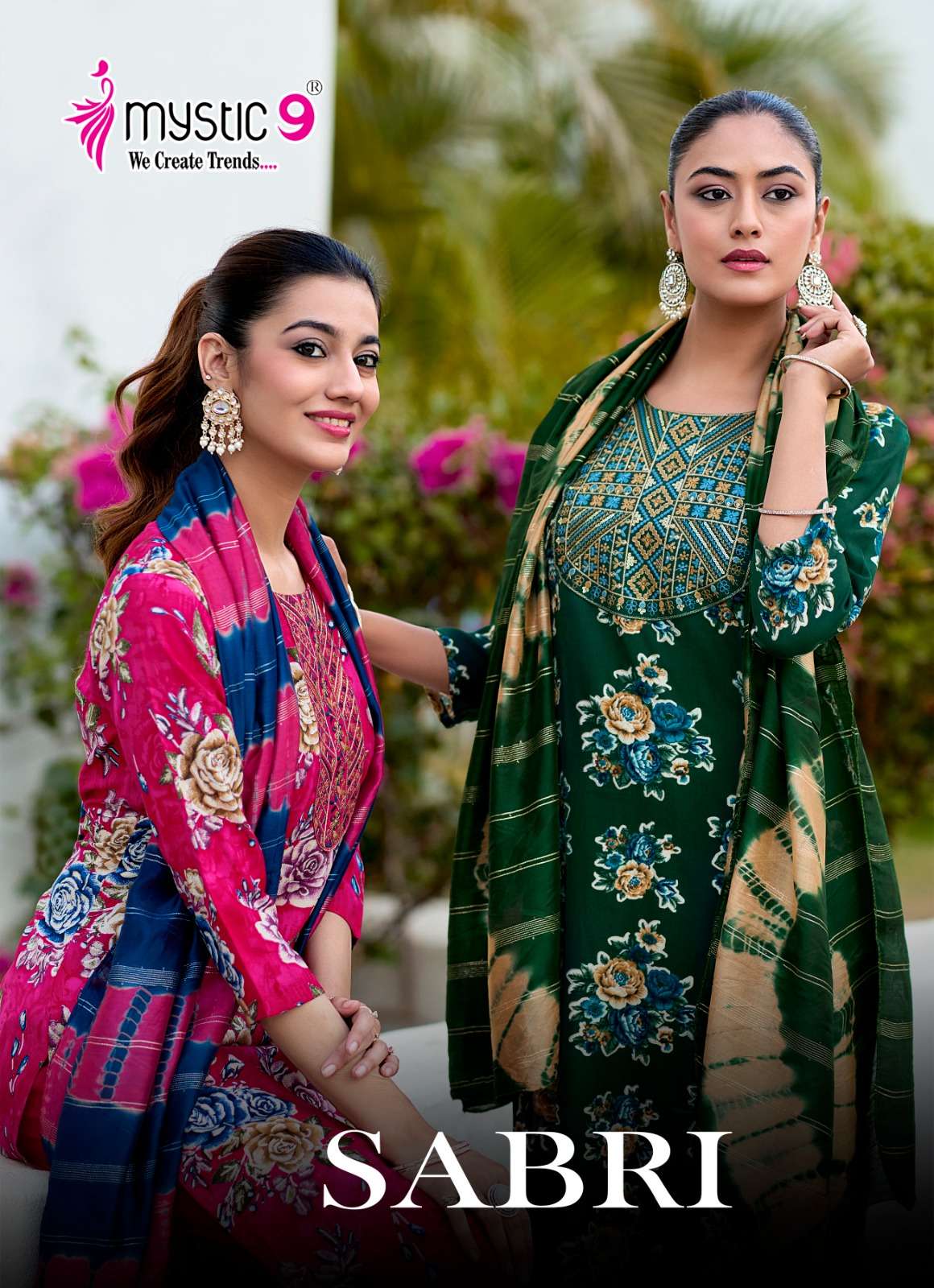MYSTIC 9 SABRI VOL 14 RAYON FOIL PRINT STRAIGHT CUT CATALOGU...