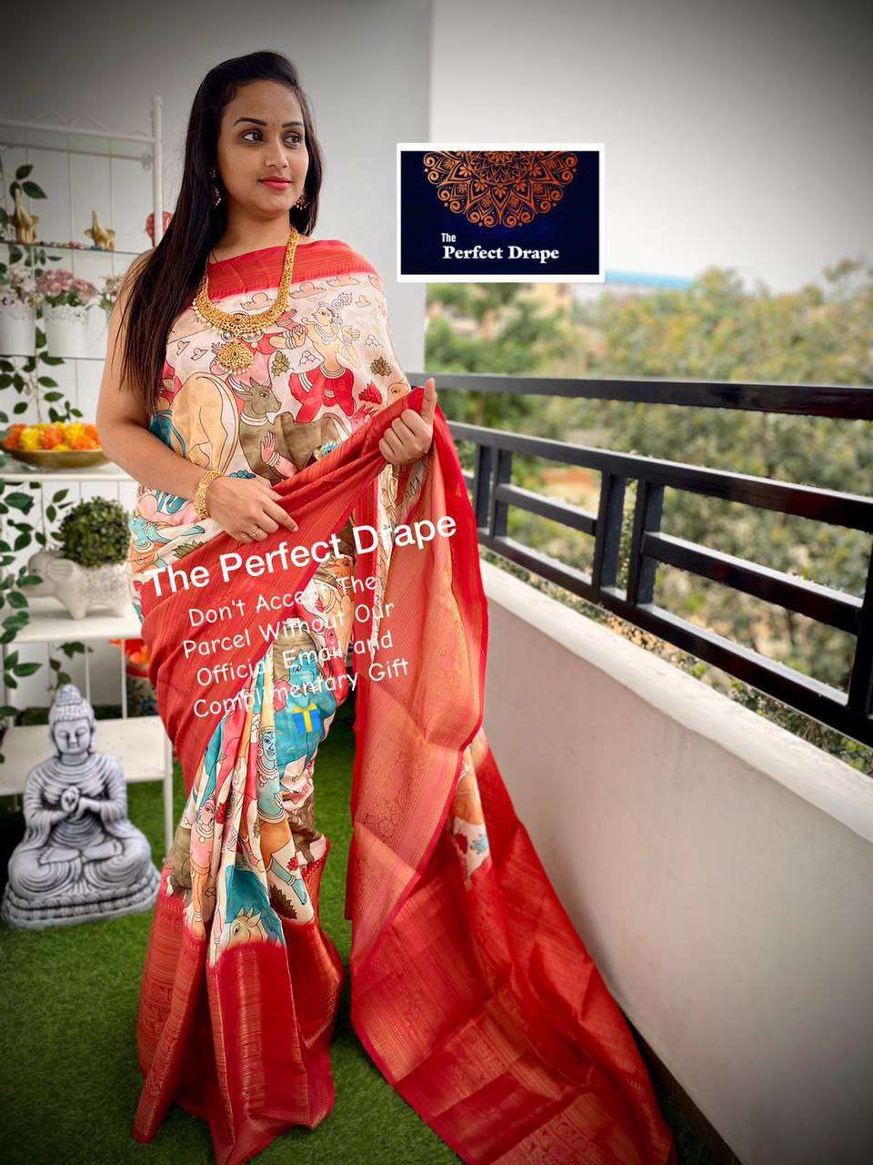 new and classic Keerthy Soft Banarasi Silk fancy fabric Kala...