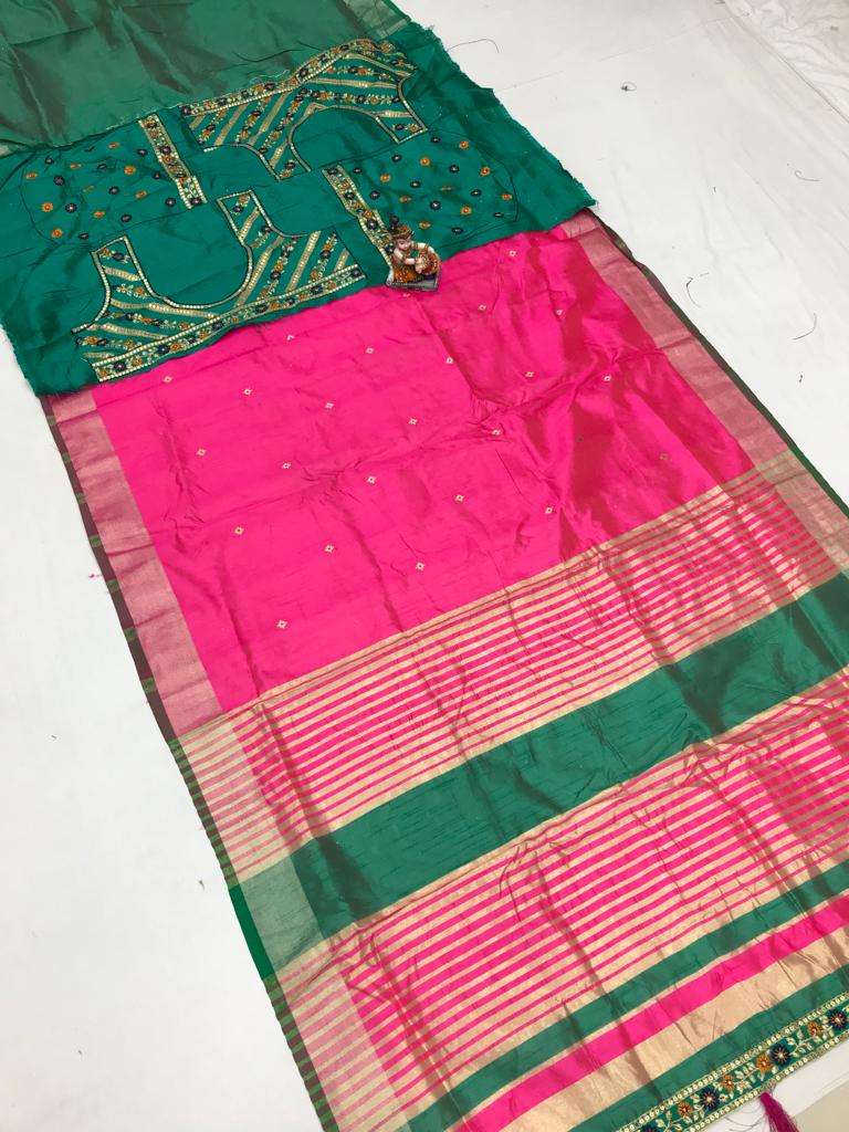  New and iconic Launching charmi Banarasi soft cotton silk s...