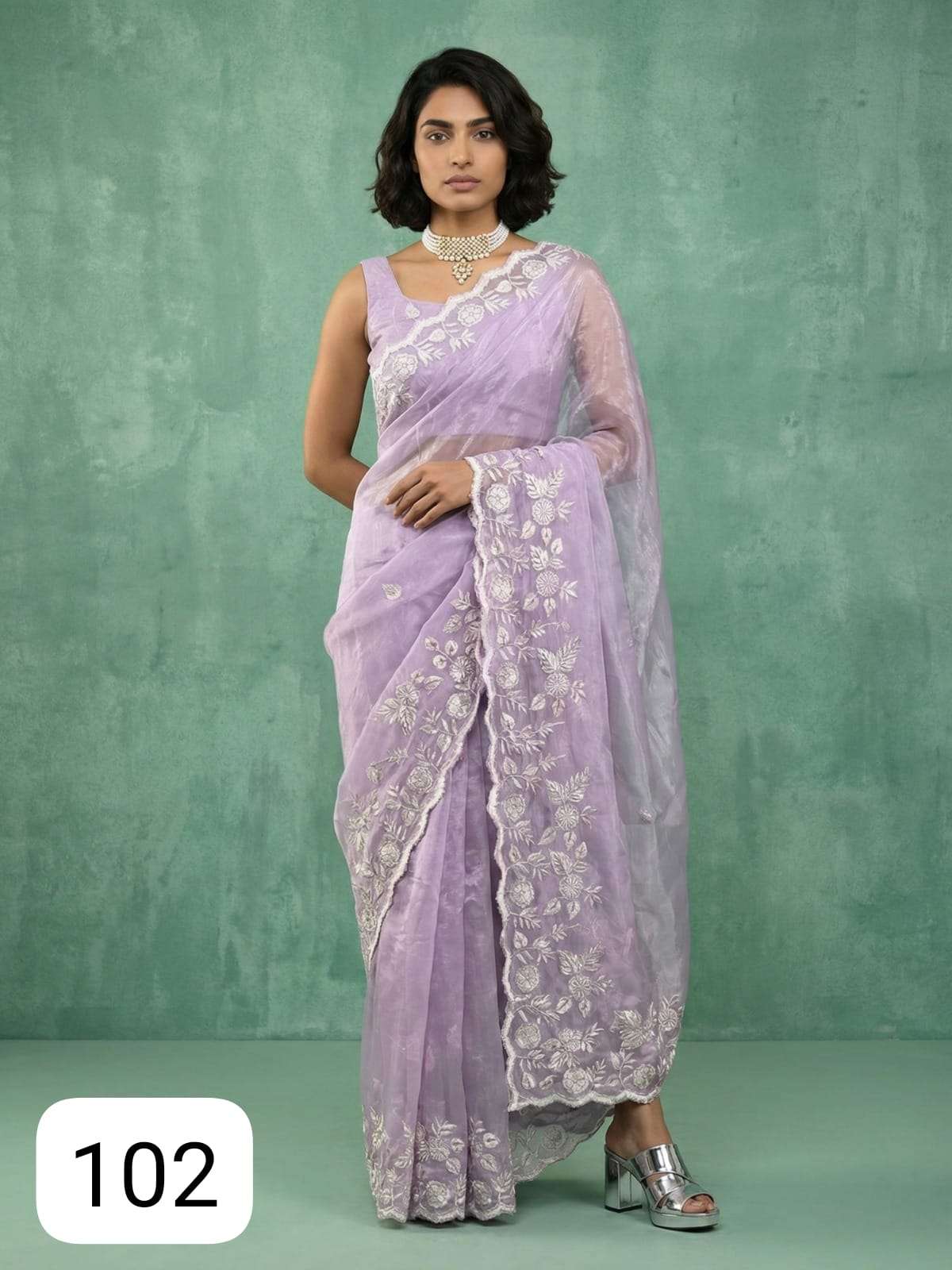 NEW AND PREMIUM LAUNCH PC SHEESHA CHANDA SILK FANCY AND BEA...