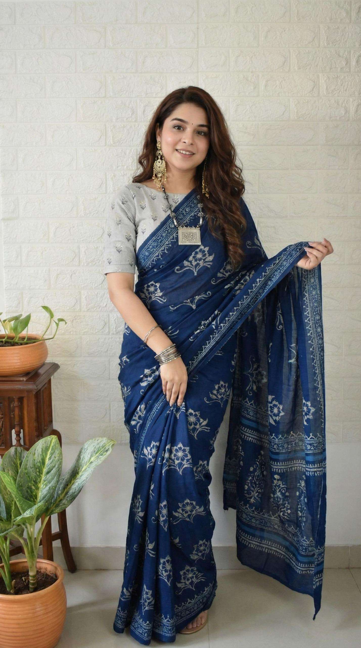  New and regal Designer Pure cambric cotton fancy fabric wit...
