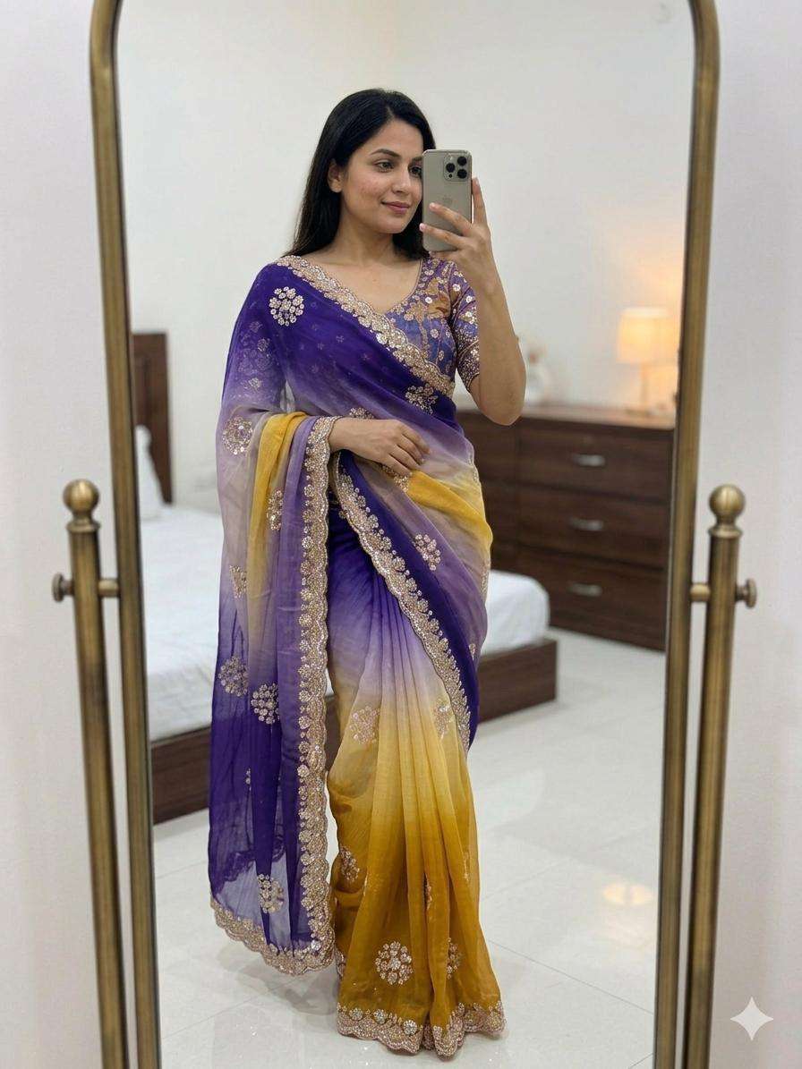 New Arrivals  beautiful and Fancy Chiffon super fabric eleg...