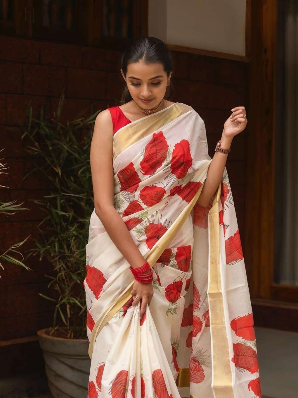 New Design Launch with beautiful and red colour Digital Prin...