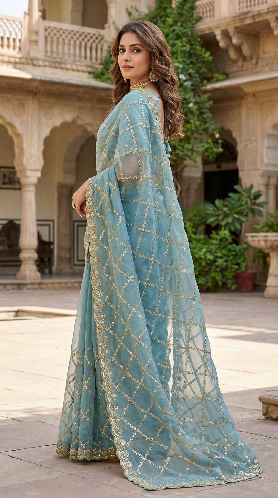 New Designer Rekha soft premium quality Pure Fancy Satin Sil...