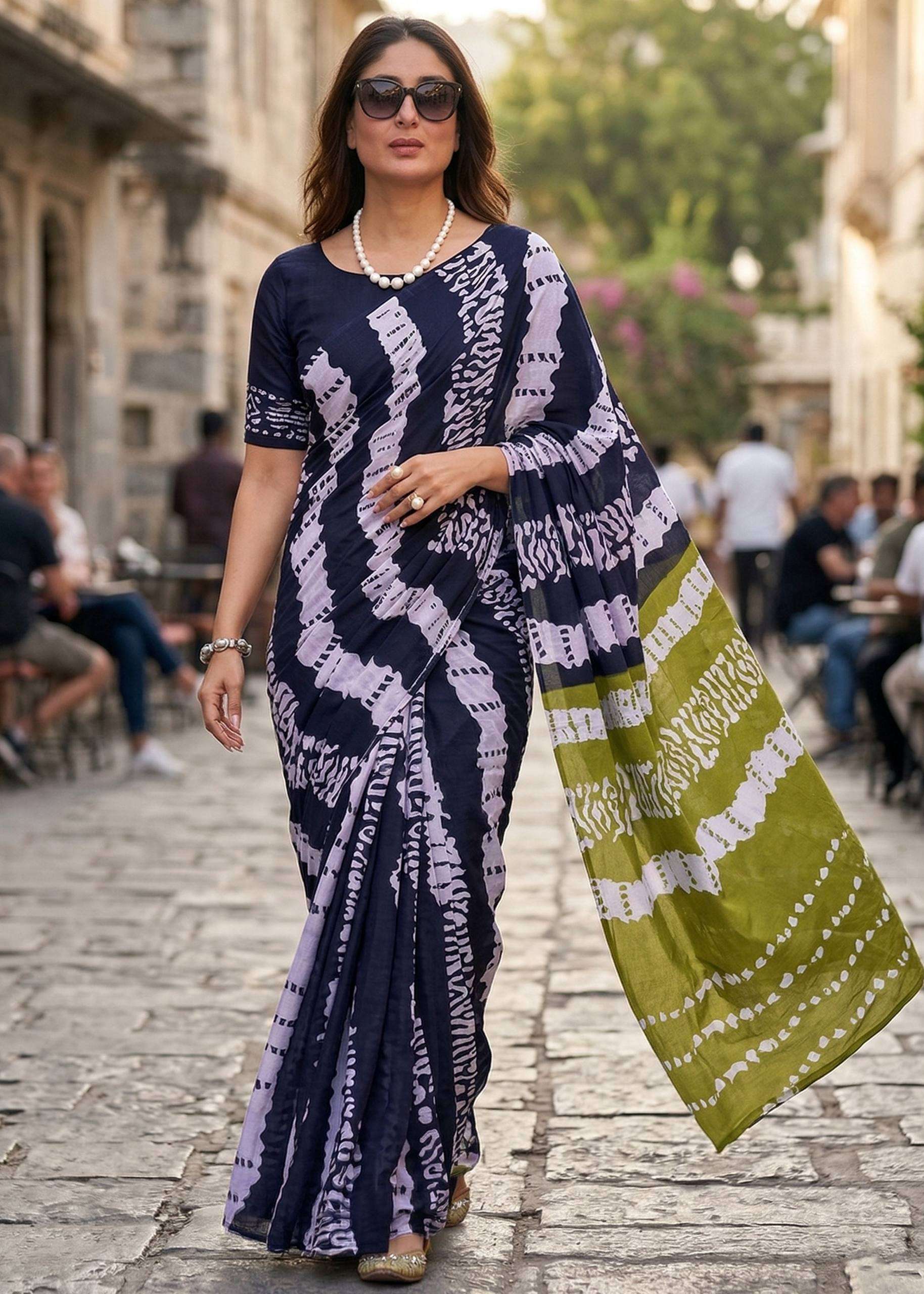 new launch and trending pure Mulmul Cotton soft Fabric saree...