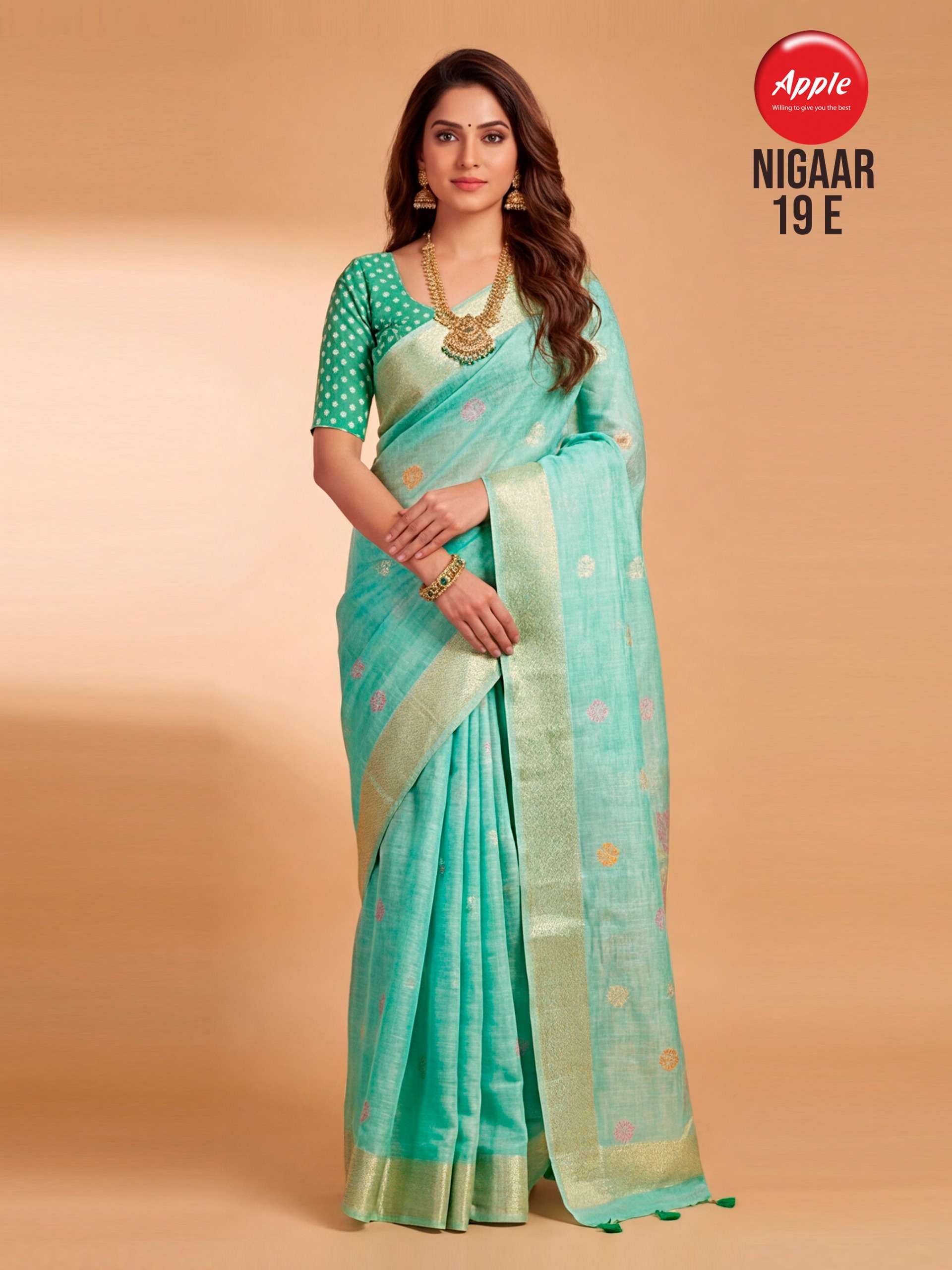 NEW LAUNCH APPLE NIGAAR 19 SOFT AND CLASSIC LINEN COTTON WEA...