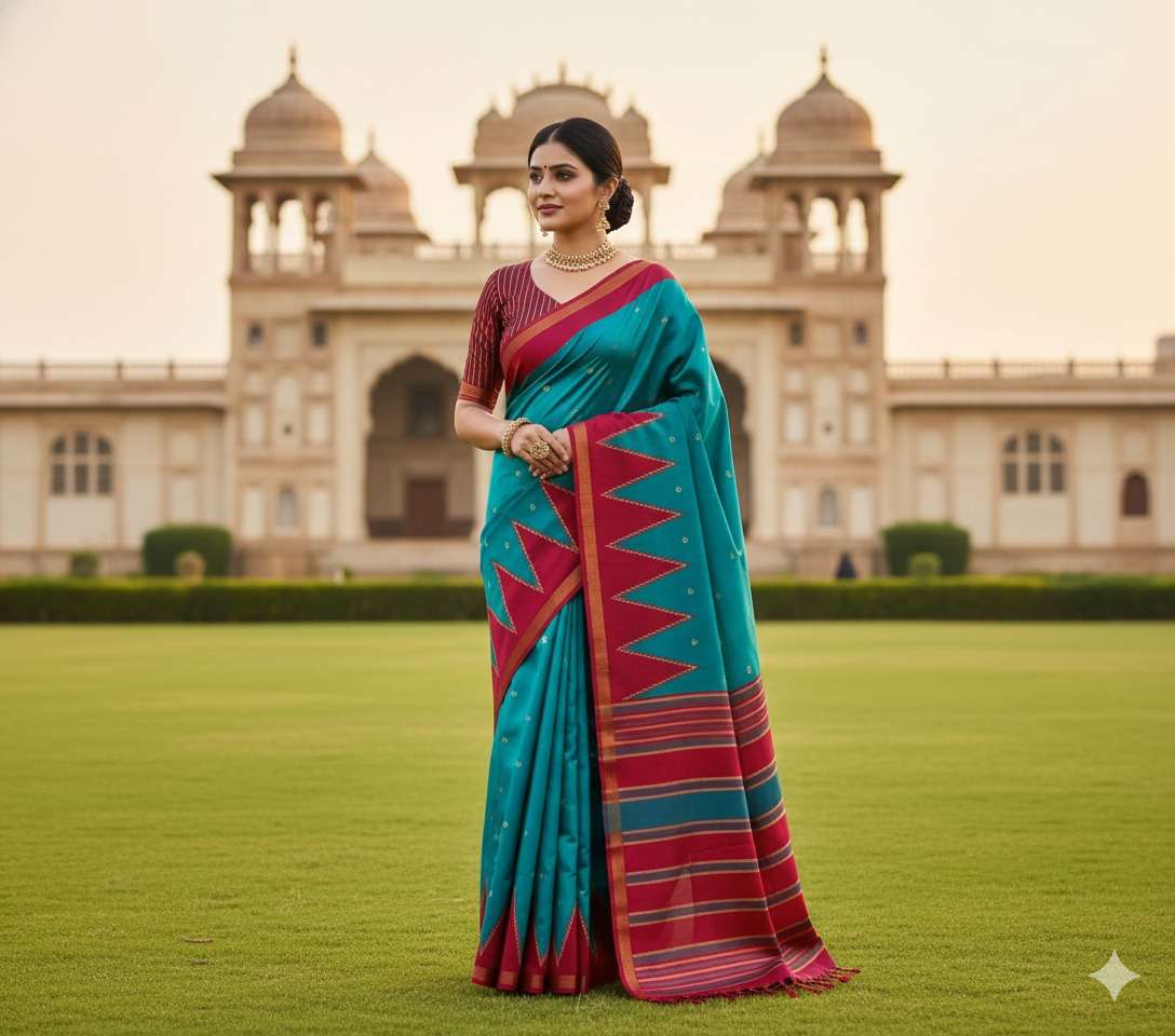 NEW LAUNCH MALAI TEMPLE BORDER SOFT  MALAI SILK  FANCY FABR...