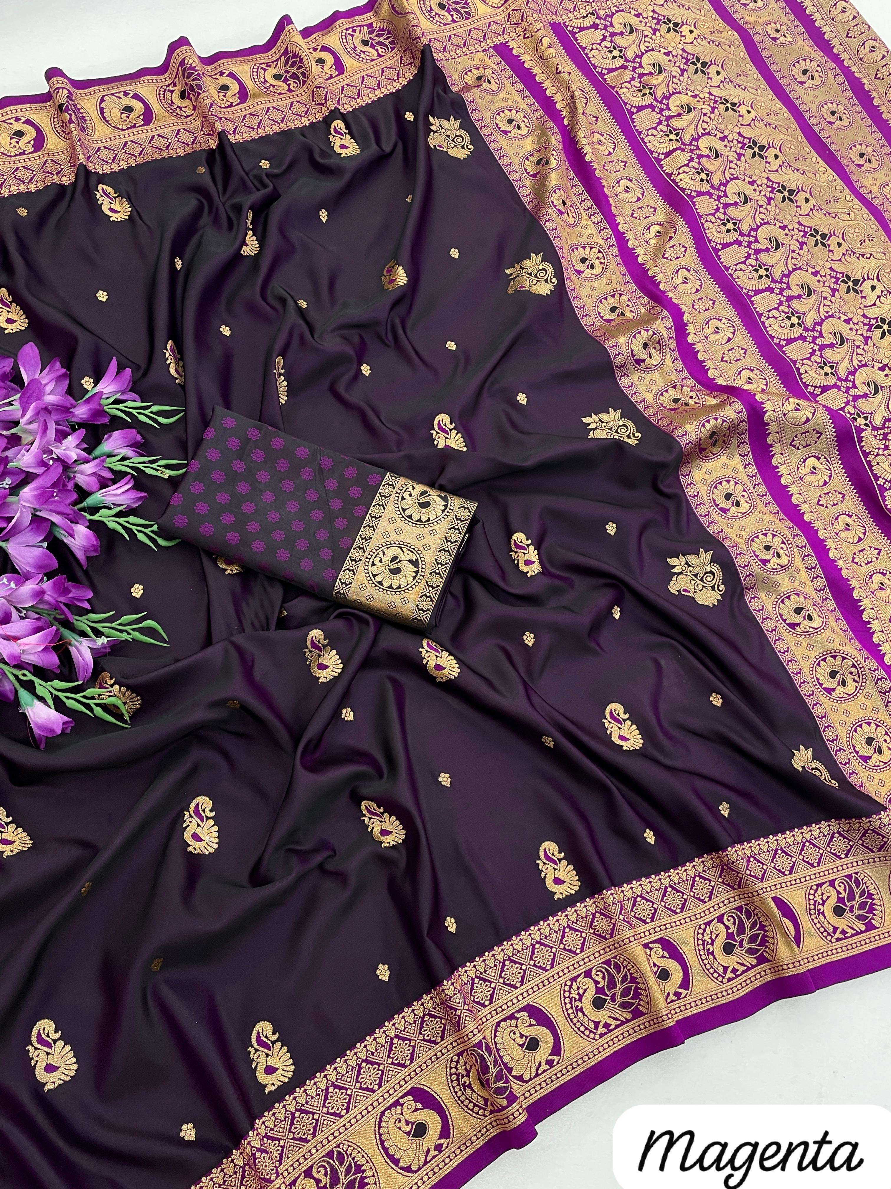  New Launch Peshwai Paithani Soft and regal premium pure sat...