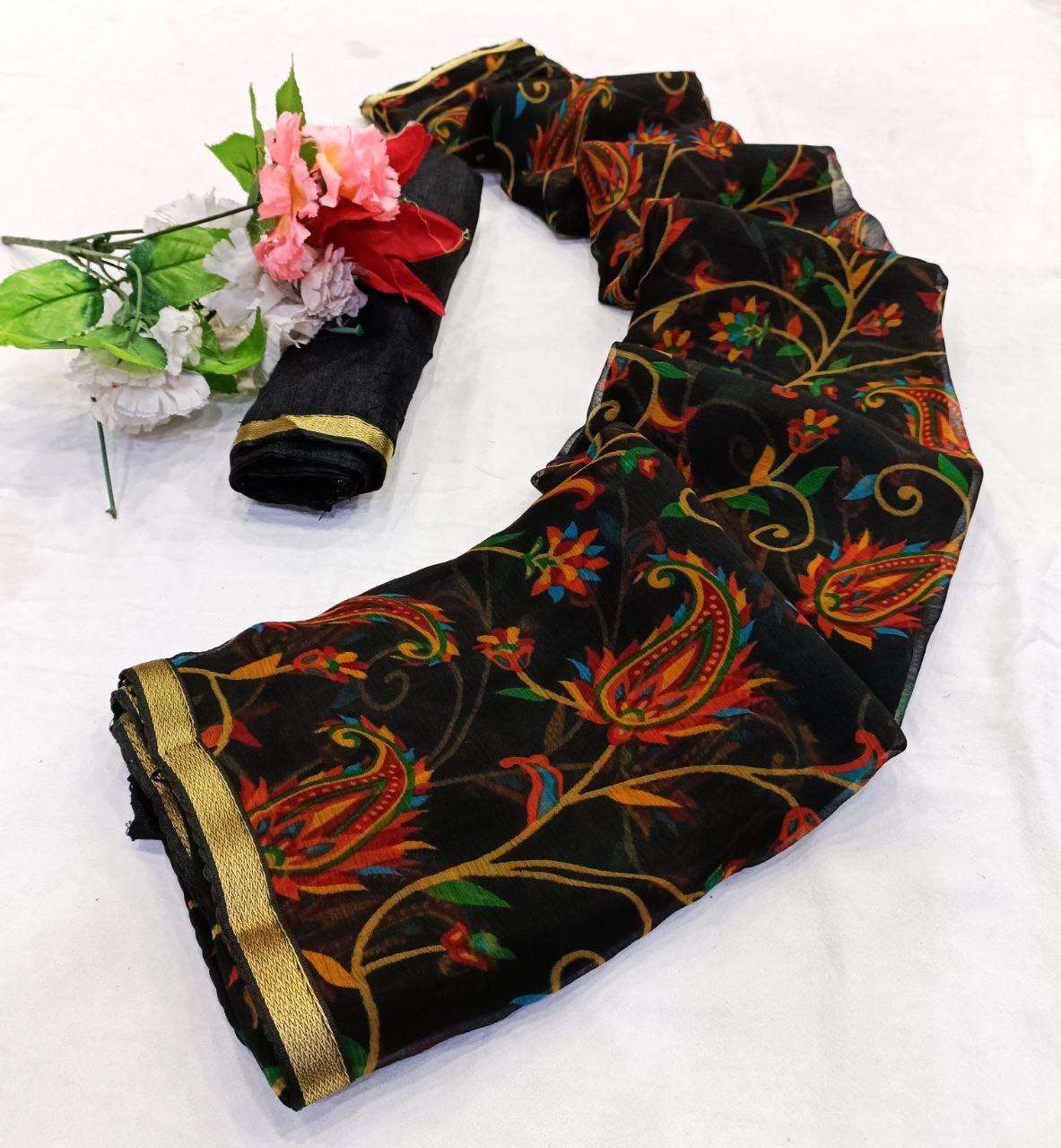 NEW LAUNCHING CHIFFON PRINT D8 CHIFFON SUPER FABRIC BEST QUA...
