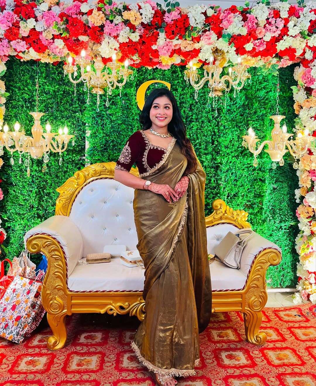  New Launching Gloria shiny silk fancy and beautiful fabric ...