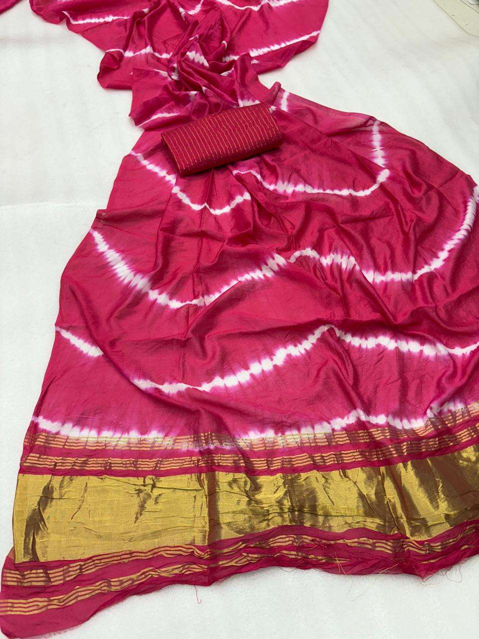 NEW LAUNCHING PURE AND SOFT CHANDERI COTTON FABRIC WITH LAGD...