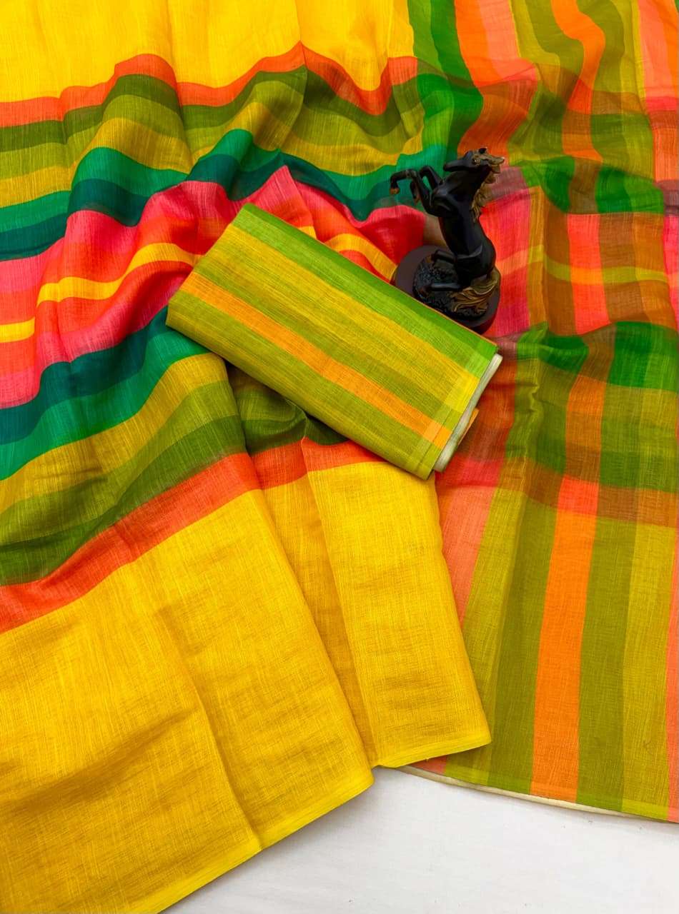 NEW LAUNCHNING AND TRENDING SOFT LINEN COTTON FABRIC WITH BE...