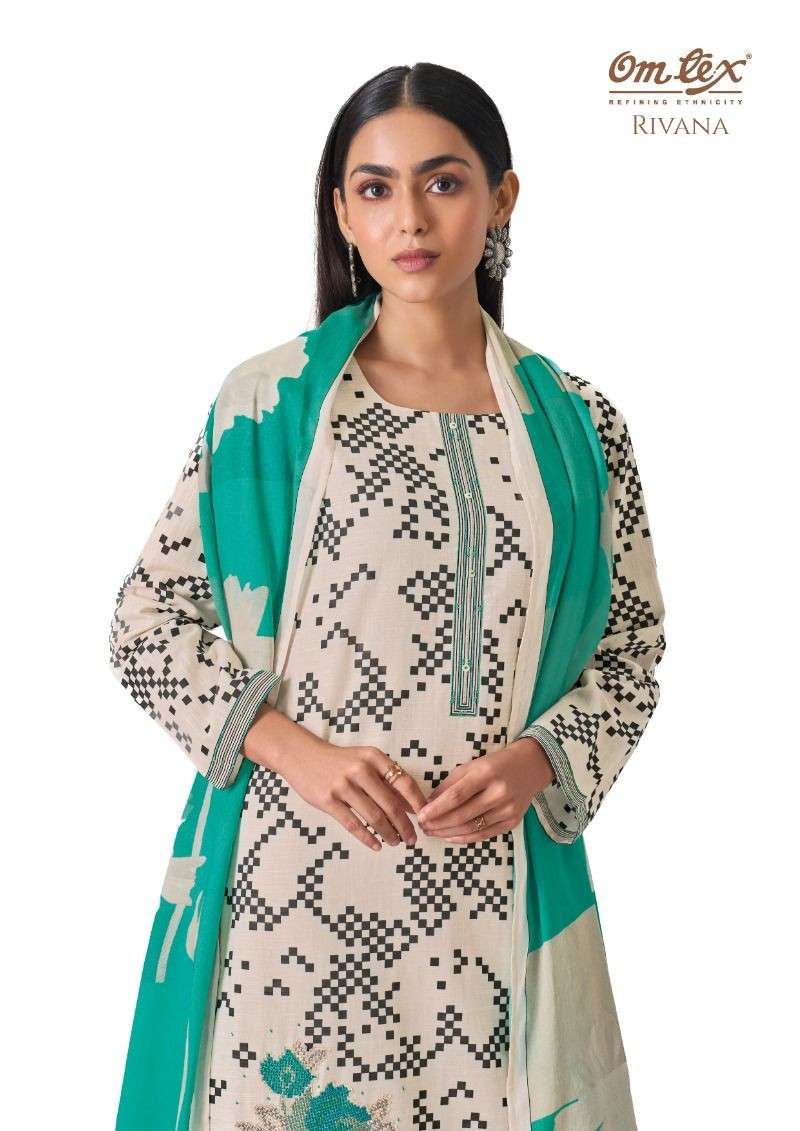 OMTEX RIVANA INDIAN HIGH BRAND COTTON DIGITAL PRINT SUIT TO ...