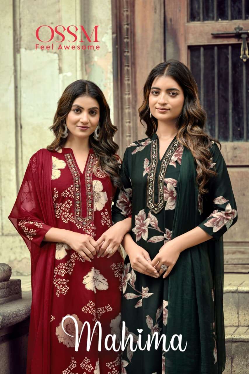 OSSM MAHIMA SUMMER FANCY COLLECTION RAYON 22KG PRINT SALWAR ...