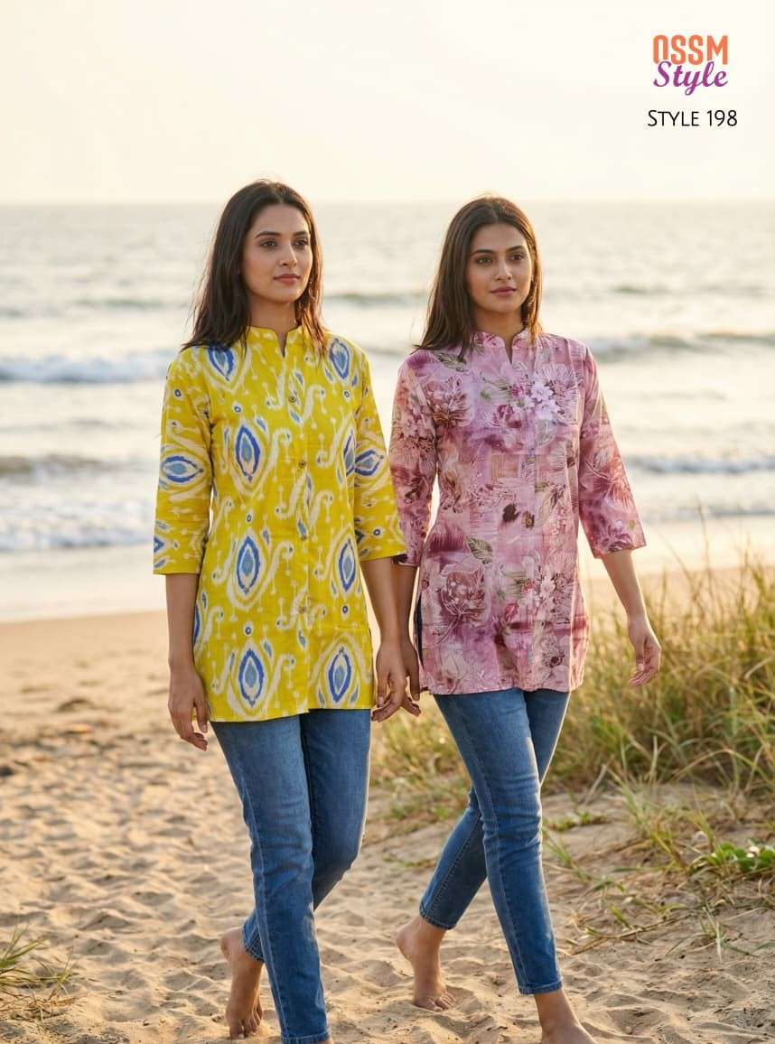 OSSM STYLE 198 MULTI COLOR PRINT SHORT TOP COLLECTION CLOTH ...