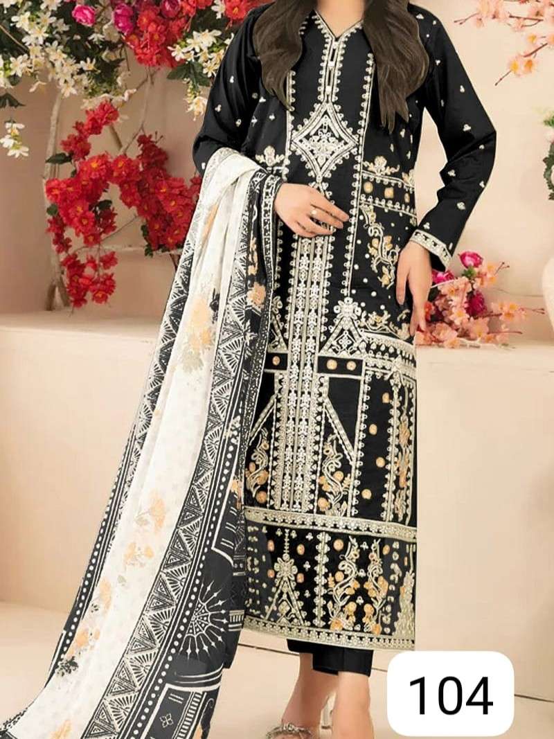 PC PAKISTANI 101 TO 104 DESIGNER EMBROIDERY WORK PAKISTANI T...