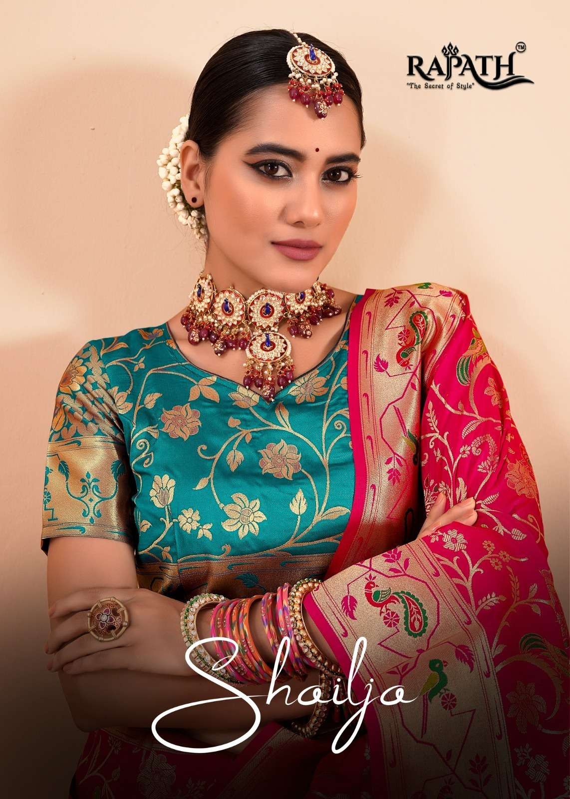 Presenting RajPath Fabrics Shailja Silk pure and beautiful H...