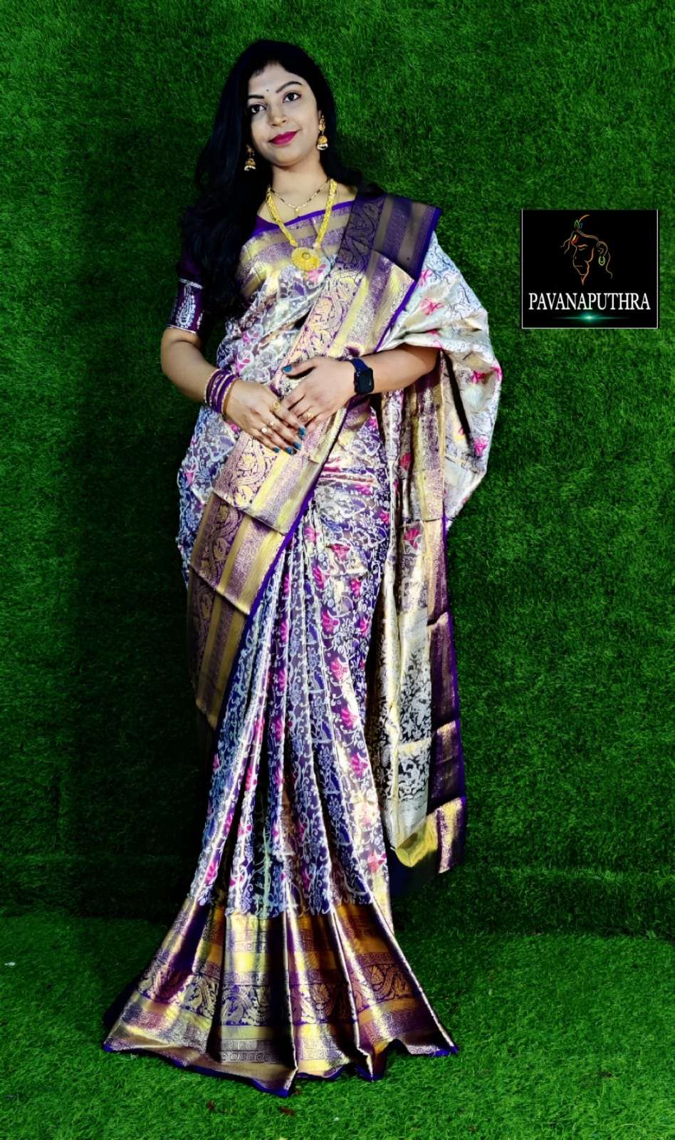 Priyamani Vol 14 Pure Kanjivaram Silk Fabric With Heavy Mina...