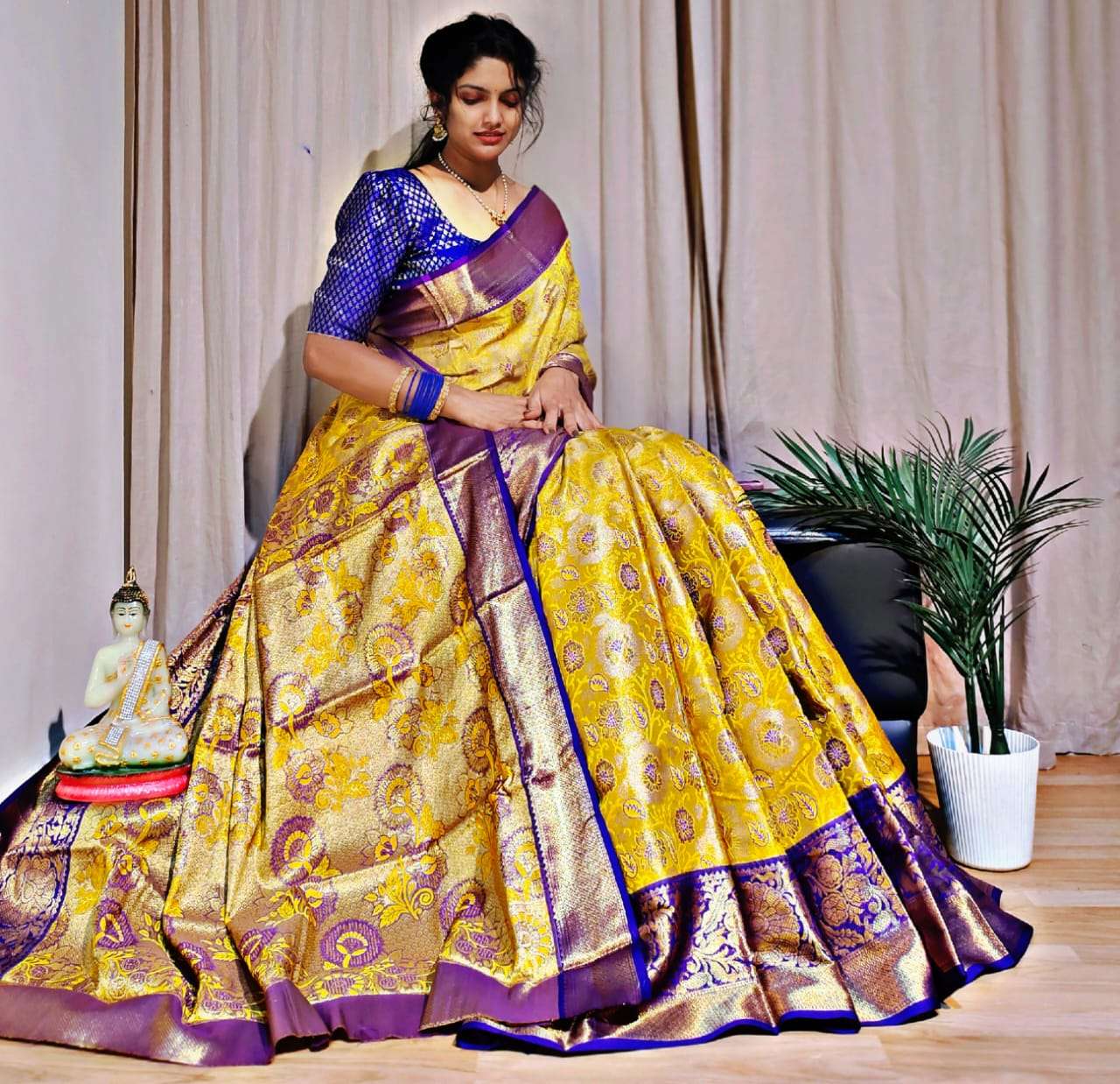 Priyamani vol 15 beautiful Semi Handloom Weaving Kanjivaram ...