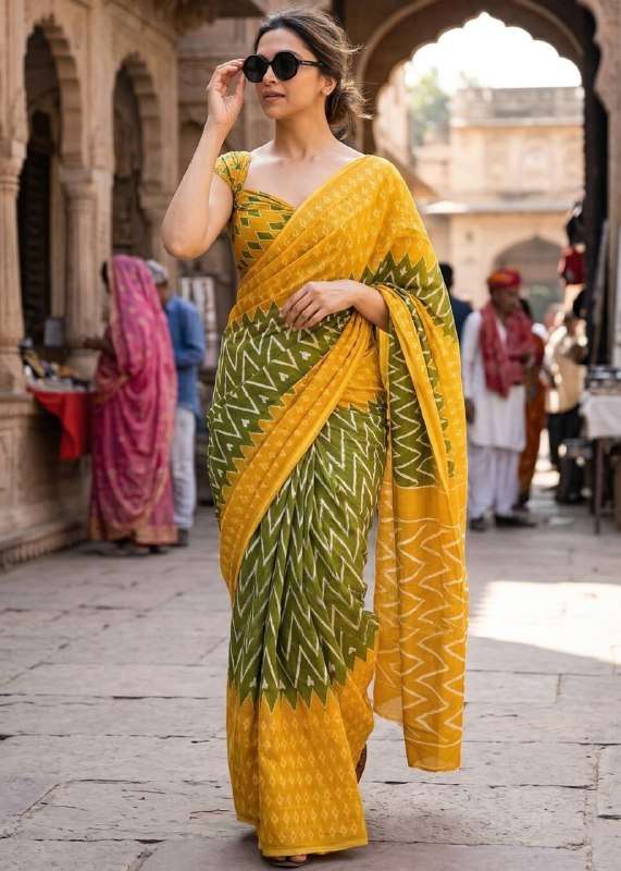  Pure and Soft Mulmul Cotton super fabric saree wholesale in...