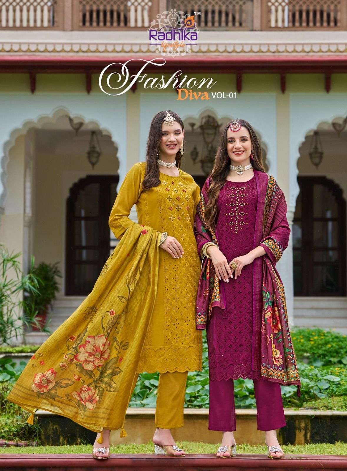RADHIKA LIFESTYLE FASHION DIVA VOL 1 FESTIVAL COLLECTION SIL...