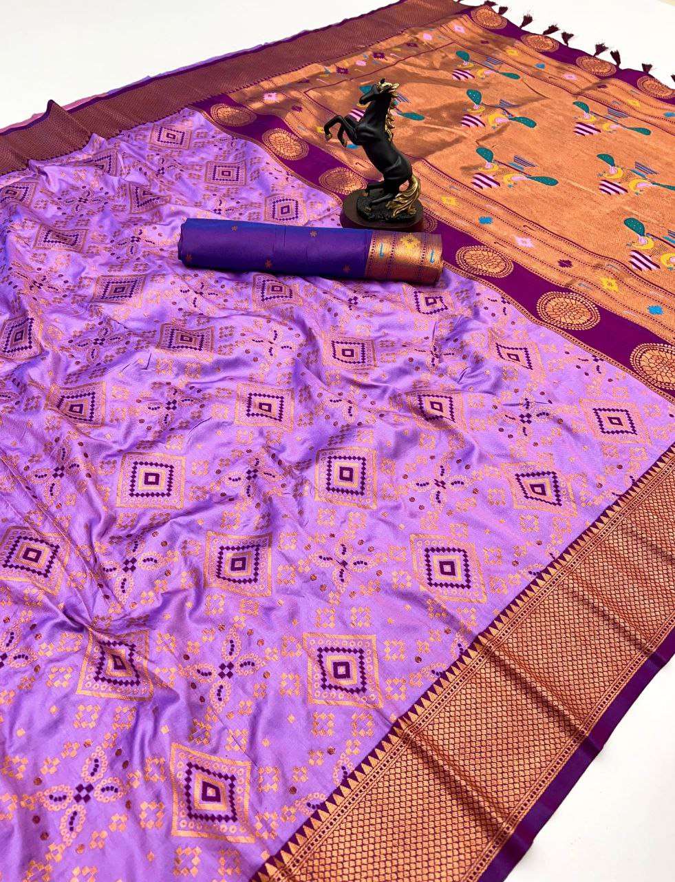 RAGINI VOL 10 UNIQUE AND REGAL BEAUTIFUL IKKAT PATOLA SILK F...